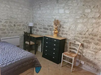 Un ou plusieurs lits dans un hébergement de l'établissement Les Gîtes de Brives