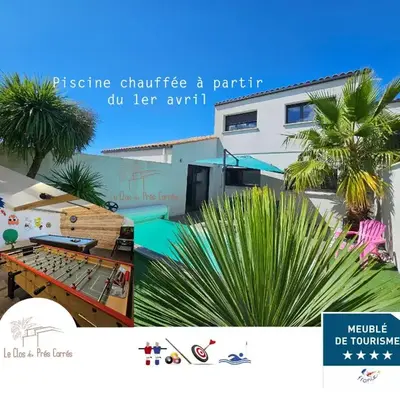Le Clos des Prés Carrés - La Maline - Piscine chauffée et salle de jeux