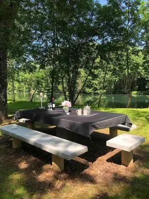 Jardin de l'établissement Gîte “Les reflets de la Charente”