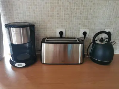 Plateau bouilloire dans l'établissement Gîte de La Pomerie