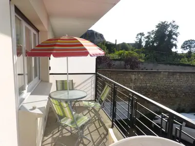 Balcon ou terrasse dans l'établissement Vert Marin