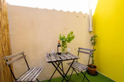 Plan de l'établissement Le Jaune Vendée - T2 renové - Terrasse