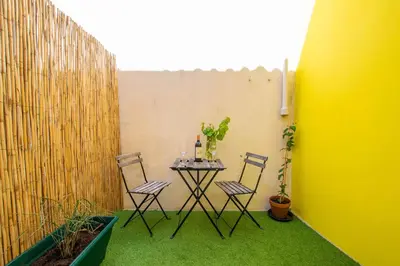 Plan de l'établissement Le Jaune Vendée - T2 renové - Terrasse