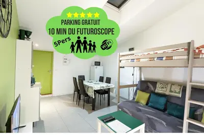 Plan de l'établissement Appartement entier meublé à Beaumont proche Futuroscope et Poitiers Technopole