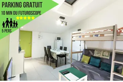 Plan de l'établissement Appartement entier meublé à Beaumont proche Futuroscope et Poitiers Technopole