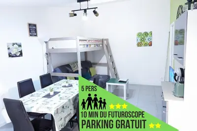Plan de l'établissement Appartement entier meublé à Beaumont proche Futuroscope et Poitiers Technopole