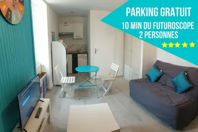 Plan de l'établissement Appartement entier meublé à Beaumont proche Futuroscope et Poitiers Technopole