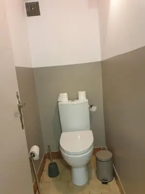 Salle de bains dans l'établissement Maison et Appartements d'Anatole France proche Centre-Ville, Université - CHU, Patinoire et Futuroscope