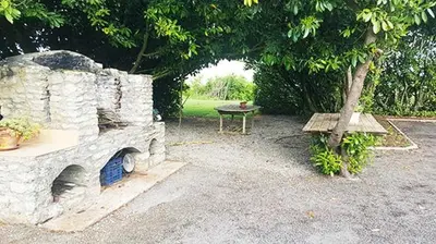 Jardin de l'établissement maison calme et paisible