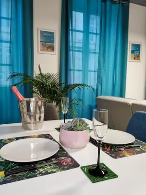 Plan de l'établissement Appartement Ma Douce Charente - Superbe T3 Design et Fonctionnel - Hyper Centre à Saintes