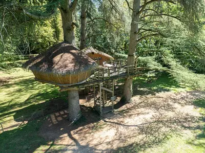 Jardin de l'établissement Parc de la Belle