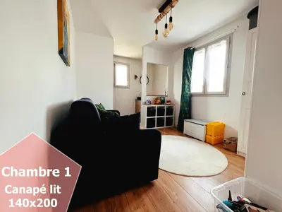 Coin salon dans l'établissement Maison au calme à 5min de Cognac pour 1 à 8 pers