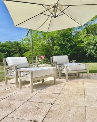 Jardin de l'établissement Le Figuier - 4 bedroom Farmhouse Gite