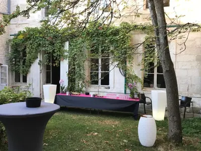 Jardin de l'établissement Vieille rose