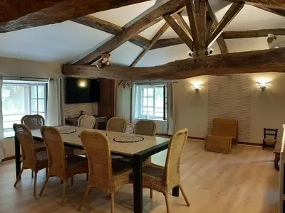 Télévision ou salle de divertissement dans l'établissement Chateau de Mornay