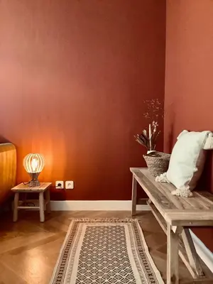 Coin salon dans l'établissement Home Sweet Home