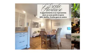 Plan de l'établissement L'escale Niortaise - Centre-ville - 10mn Gare - WIFI - Netflix