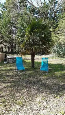 Jardin de l'établissement Route de l'océan/Maison 8 pers/entrée FOURAS