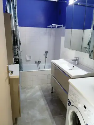 Salle de bains dans l'établissement Réter