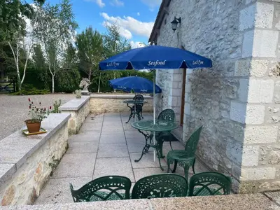 Terrasse ou espace extérieur de l'établissement Les Grozilles