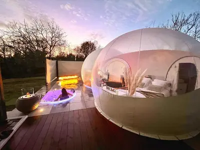Plan de l'établissement Bulles gonflables Love Room - Love Home XO