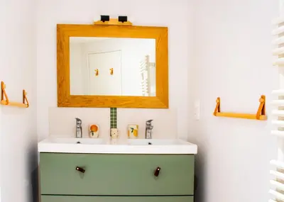 Salle de bains dans l'établissement Le Vintage - Grand Appartement hypercentre