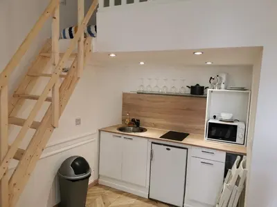 Cuisine ou kitchenette dans l'établissement RUFFEC 14 1D