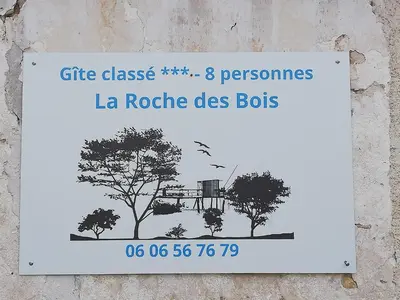 Certificat, récompense, panneau ou autre document affiché dans l'établissement La Roche des Bois, maison classée *** (8 pers)