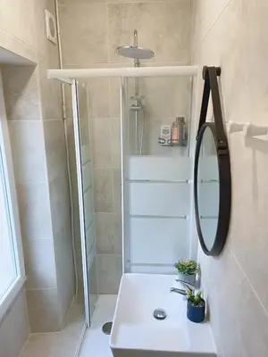 Salle de bains dans l'établissement La Mimi, Grand T2 hyper centre ville