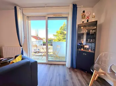 Coin salon dans l'établissement Appartement Résidentiel avec parking/Proche Centre
