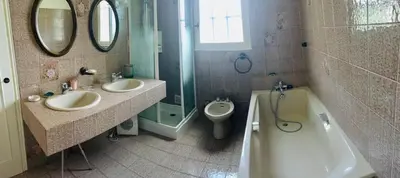 Salle de bains dans l'établissement Le refuge des canards