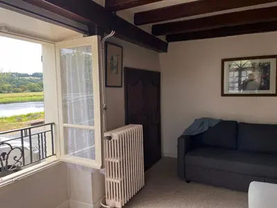 Coin salon dans l'établissement La Maison du Passeur