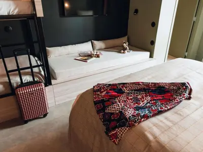 Un ou plusieurs lits dans un hébergement de l'établissement ibis Styles La Rochelle Centre Gare