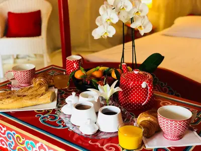 Nourriture dans le B&B/chambre d'hôtes ou à proximité