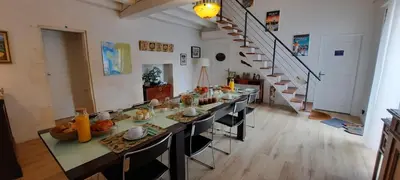 Coin salon dans l'établissement chambres d'hote Maeva