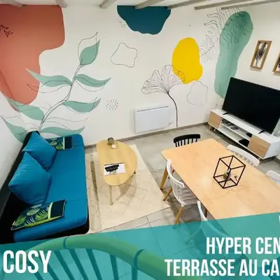 T3 COSY MAISON DE VILLE TERRASSE AU CALME