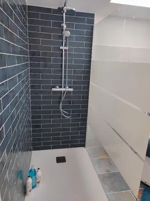 Salle de bains dans l'établissement La grange ô bien être