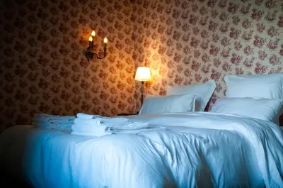 Un ou plusieurs lits dans un hébergement de l'établissement Domaine de la Briouse