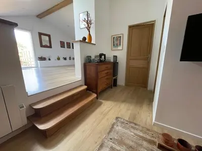 Télévision ou salle de divertissement dans l'établissement Le clos des grandes rivières