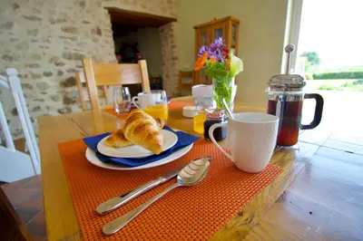 Nourriture dans le B&B/chambre d'hôtes ou à proximité