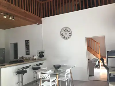 Cuisine ou kitchenette dans l'établissement Chez Alex et Sophie
