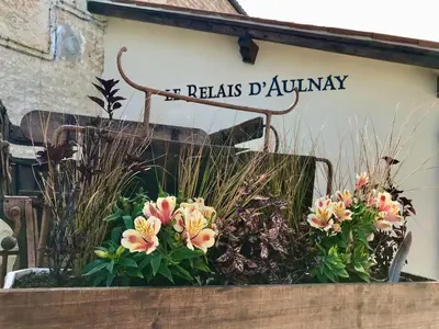 Jardin de l'établissement Le Relais D'Aulnay