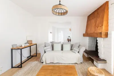 Un ou plusieurs lits dans un hébergement de l'établissement Maison de vacance à 15 minutes de Royan