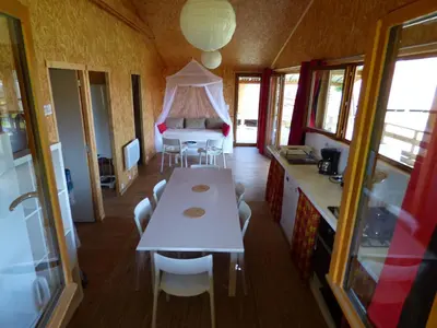 Cuisine ou kitchenette dans l'établissement Le Carbet Vendéen