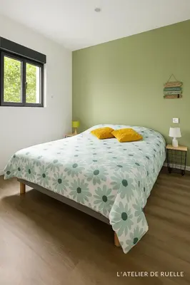 Un ou plusieurs lits dans un hébergement de l'établissement LA CABANE de la TROUVRE