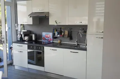 Cuisine ou kitchenette dans l'établissement Villa Louna