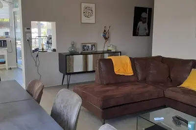 Coin salon dans l'établissement Villa Louna