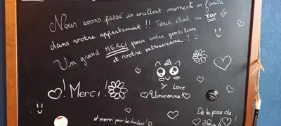 Plan de l'établissement LA ROCHELAISE : Appartement calme & somptueux dans l'hyper centre.
