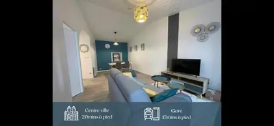 Télévision ou salle de divertissement dans l'établissement L'escapade de Rompsay Cosy & Moderne