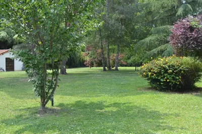 Jardin de l'établissement Les Bruyeres Gite